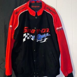 Snap on racing jacket, new without tags, size XL